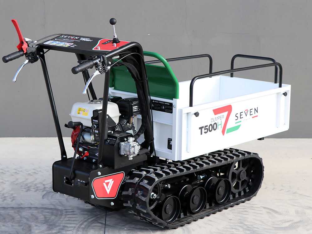 Rupsdumper laadvermogen 500 kg Seven Italy T500H GX-E, detail 3