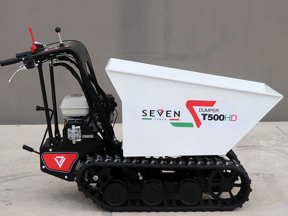 Rupsdumper laadvermogen 500 kg Seven Italy T500HD GX, hydraulisch kiepen, detail 3
