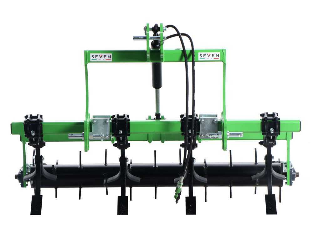 Seven Italy BIG 4 woeler 160 cm, 4 tanden, hydraulische rol, detail 3