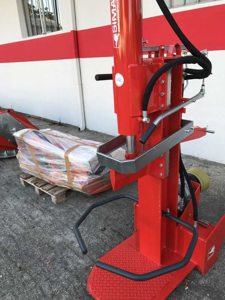 Simatech 35 aftakas houtklover, 35 ton, verticaal, slag 800 mm, automatische retour, detail 3