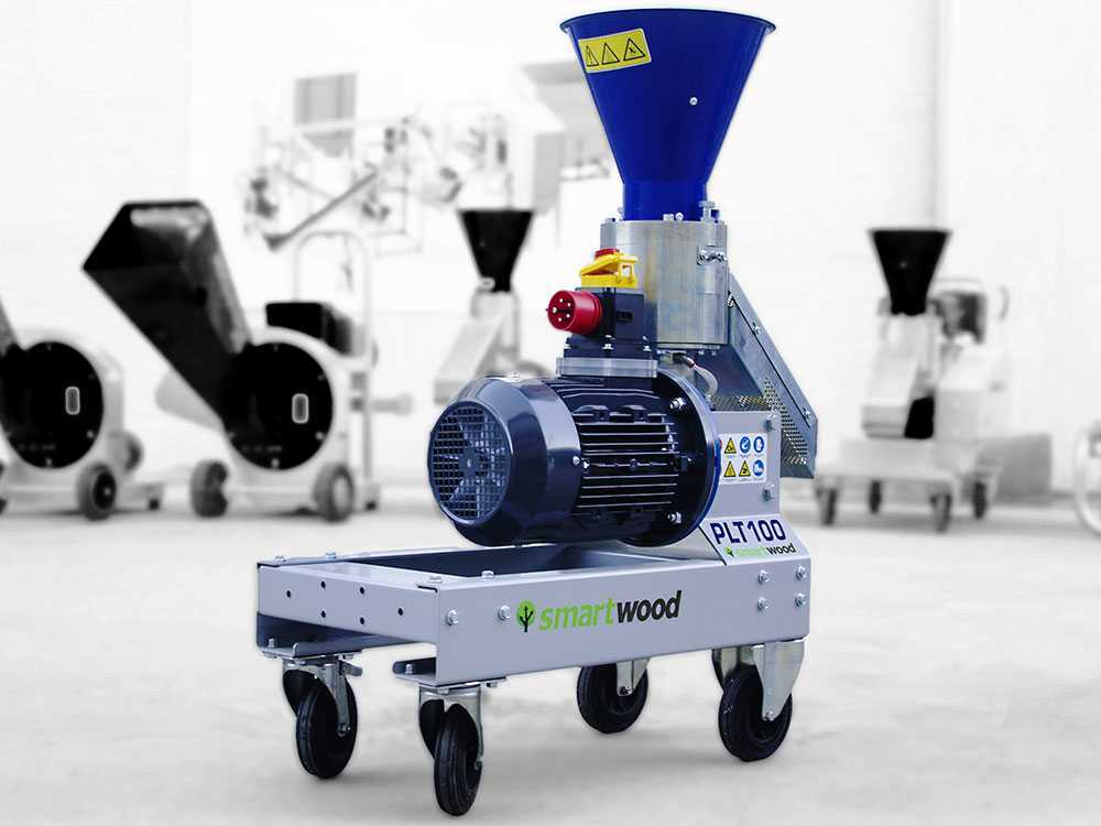 Smartwood PLT-100 elektrische pelletmachine, 400 V, detail 2
