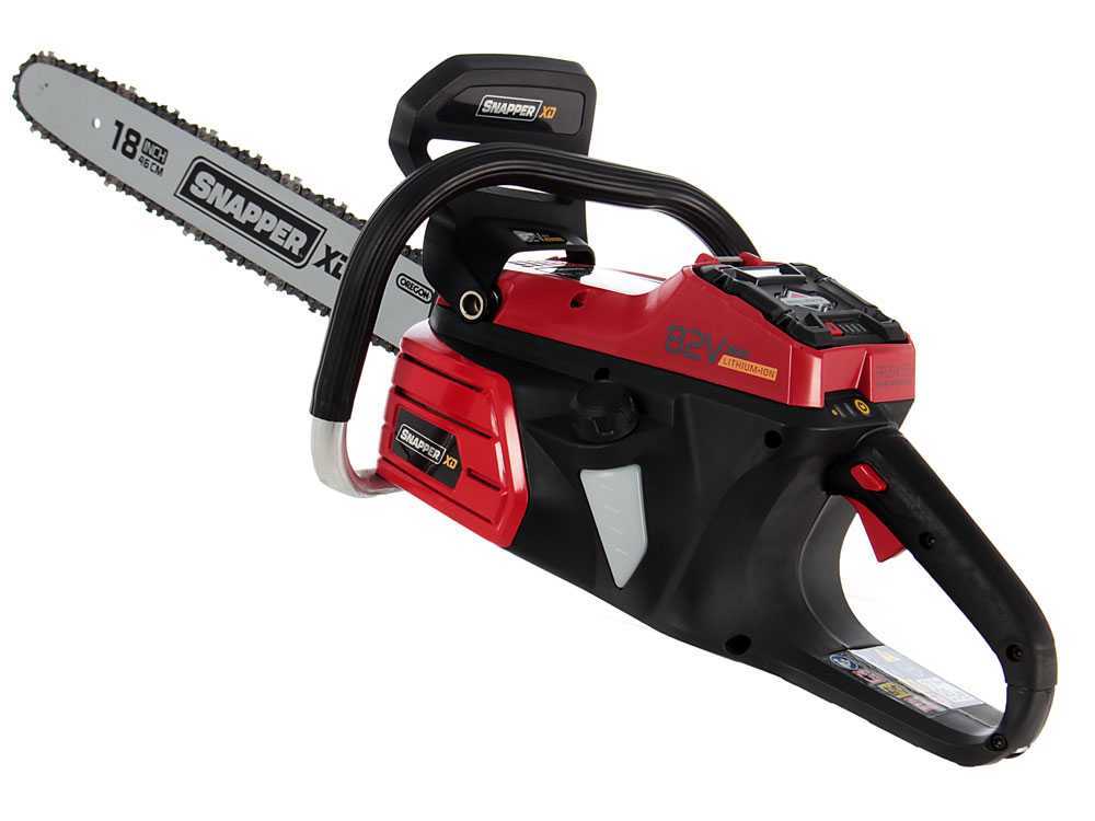 Snapper SXDCS82 accu kettingzaag, zwaard 46 cm, 82 V 2 Ah, detail 3