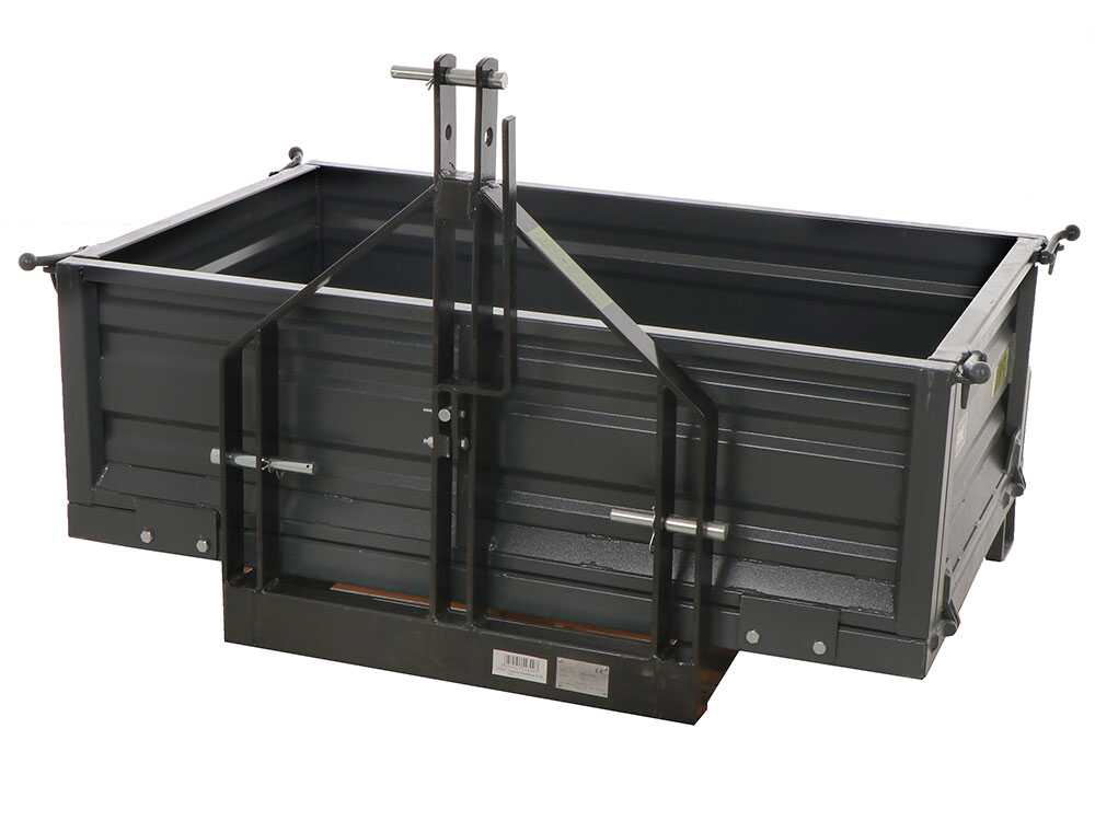 BlackStone B-TB 140 transportbak voor de trekker, detail 3