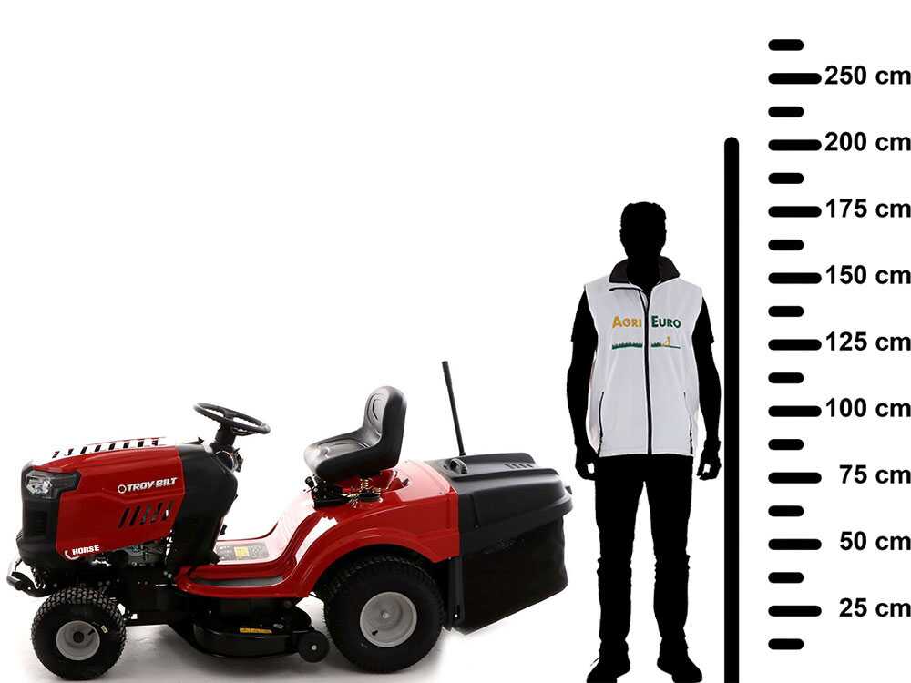 Troy-Bilt Horse 105T-R gazontractor met opvangbak 105 cm, hydrostaat, detail 2