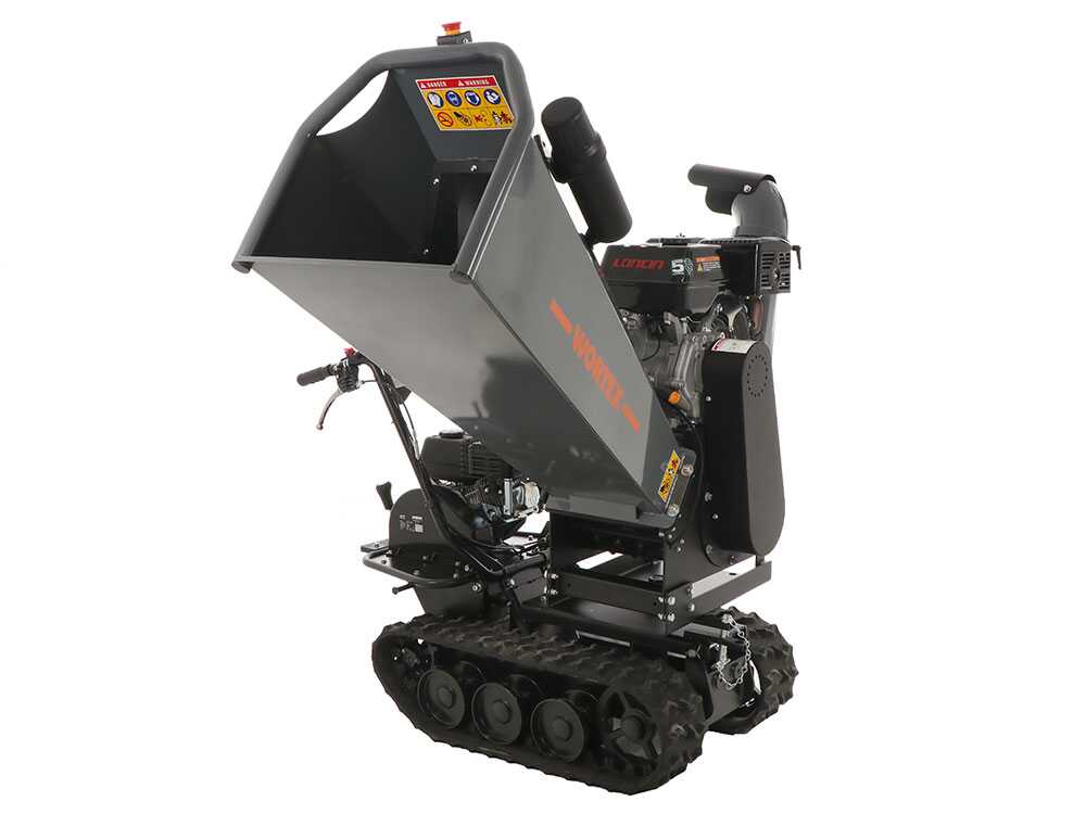 Wortex Tiger D420/120L benzine hakselaar, takken tot 90 mm, detail 3