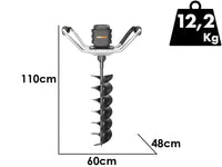 Accu grondboor Worx Nitro WG865E.9, 40 V zonder accu, detail 3