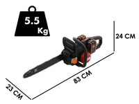 Worx WG385E Nitro accu kettingzaag, zwaard 40 cm, 40 V 4 Ah, detail 2