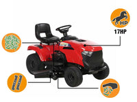 AgriEuro TOP-LINE A 98 HD SD zitmaaier met zijuitworp 98 cm, hydrostaat, detail 3