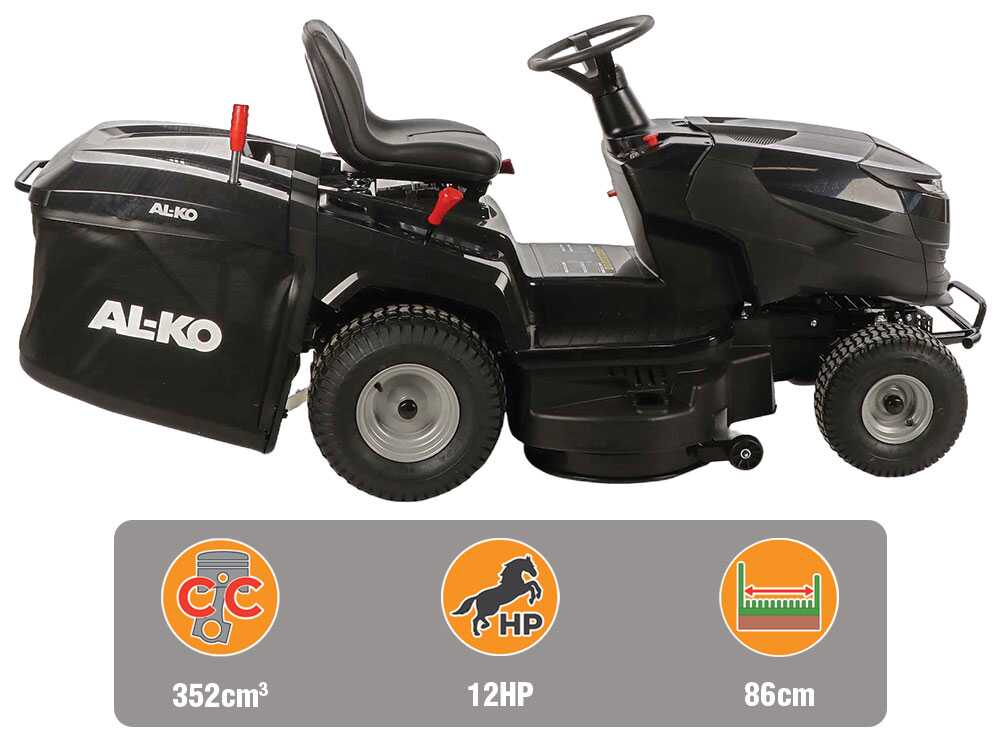 AL-KO Easy 13-86.6 M-A gazontractor met opvangbak 86 cm, versnellingsbak, detail 3