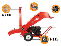Attila ATS 900 DL benzine hakselaar, takken tot 80 mm, detail 3