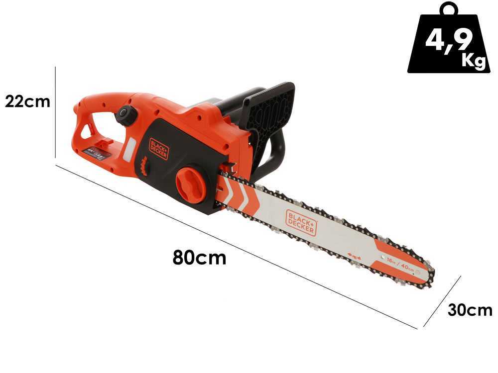 Black & Decker BECS2040-QS elektrische kettingzaag, zwaard 40 cm, detail 3