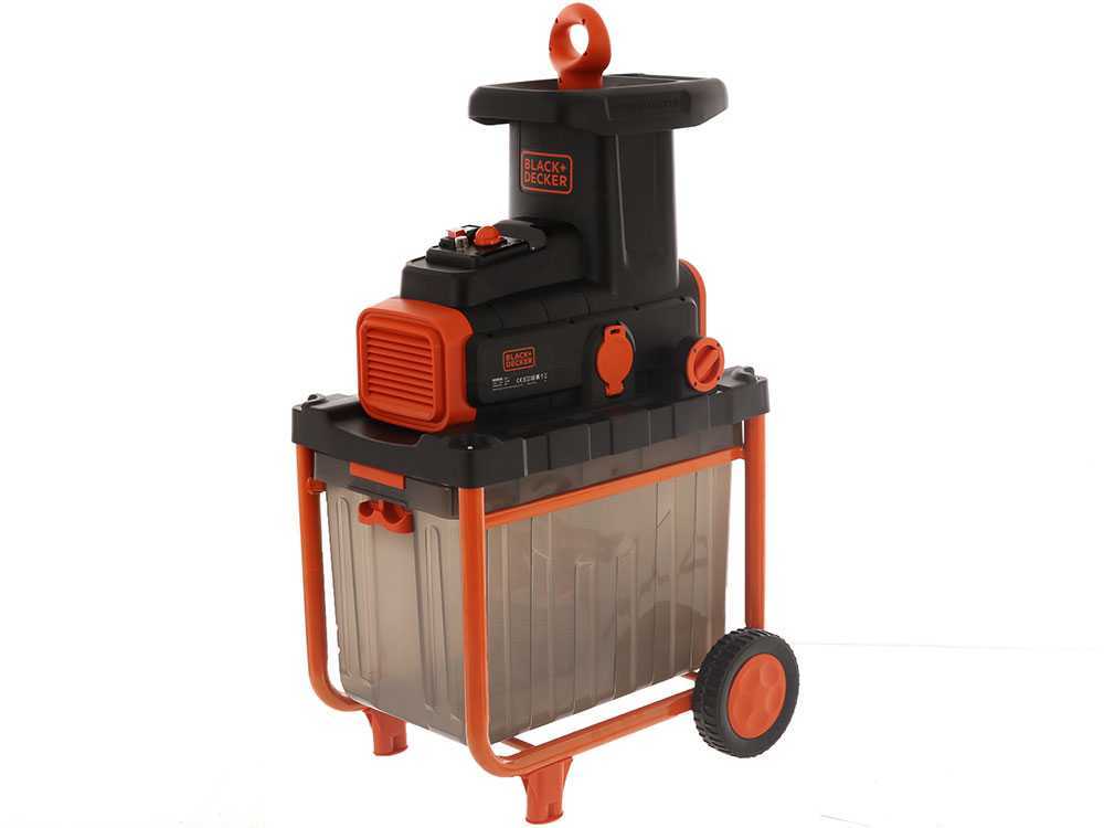Black & Decker BEGAS5800-QS elektrische hakselaar, takken tot 45 mm, detail 4