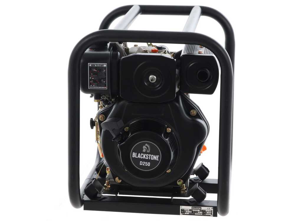 BlackStone BD 5000 diesel motorpomp, aansluiting 50 mm, detail 3