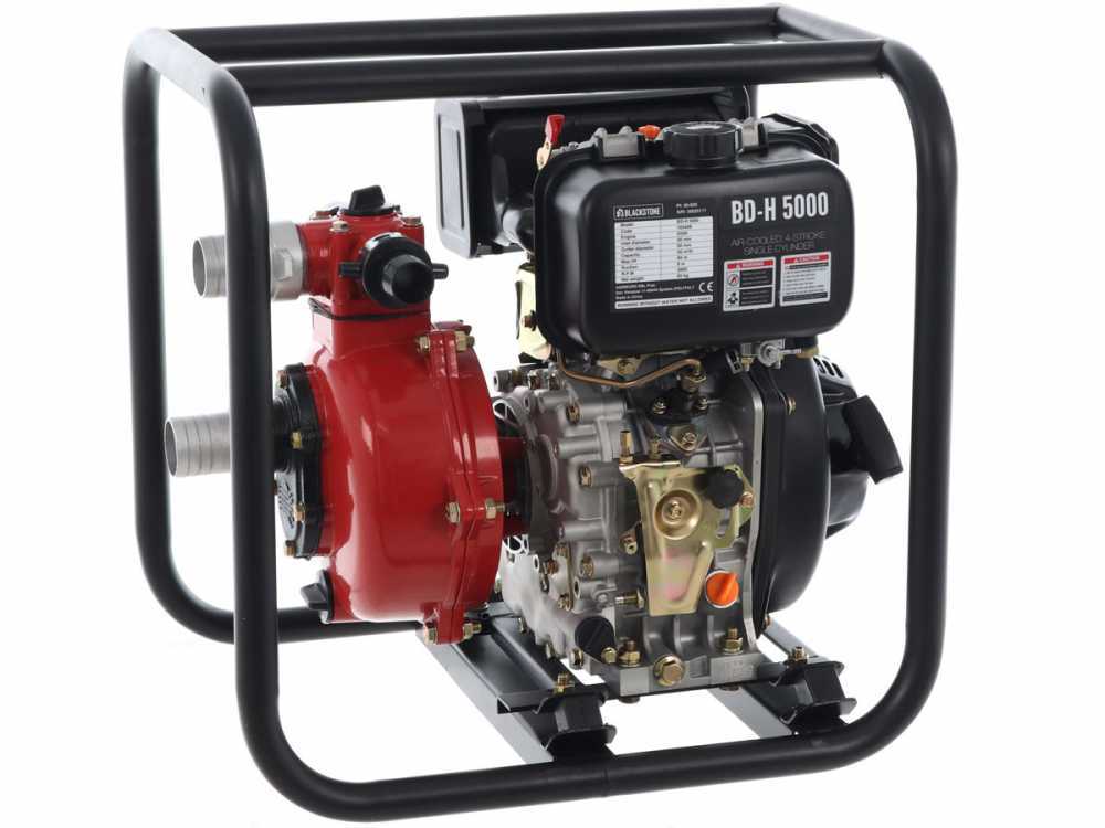 BlackStone BD-H 5000 diesel motorpomp, aansluiting 50 mm, detail 3