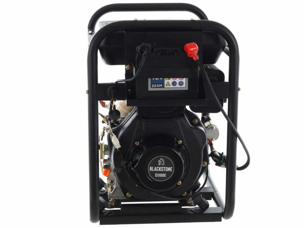 BlackStone BD-T 8000ES diesel motorpomp voor vuil water, aansluiting 80 mm, detail 3