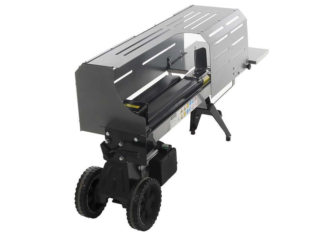 BlackStone EHL 6 elektrische houtklover, 6 ton, horizontaal, op wielen, detail 4