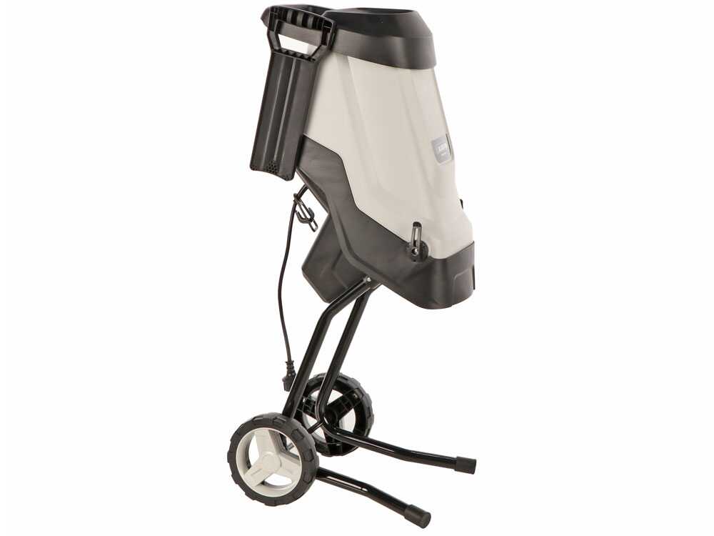 BlackStone SHRED 45 BL elektrische hakselaar, takken tot 45 mm, detail 3