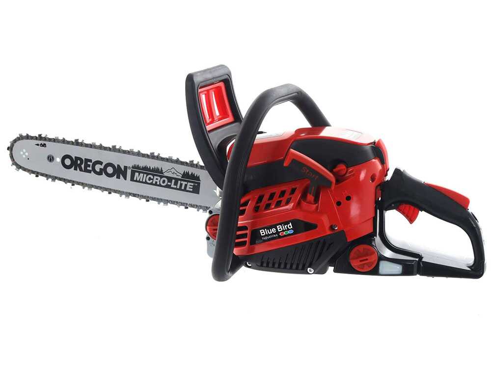 Blue Bird CSP 410 benzine kettingzaag, zwaard 40 cm, detail 3