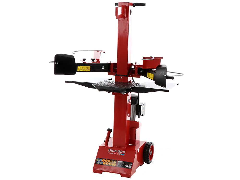 Blue Bird LOG SPLITTER LSE 8000 elektrische houtklover, 8 ton, verticaal, detail 4