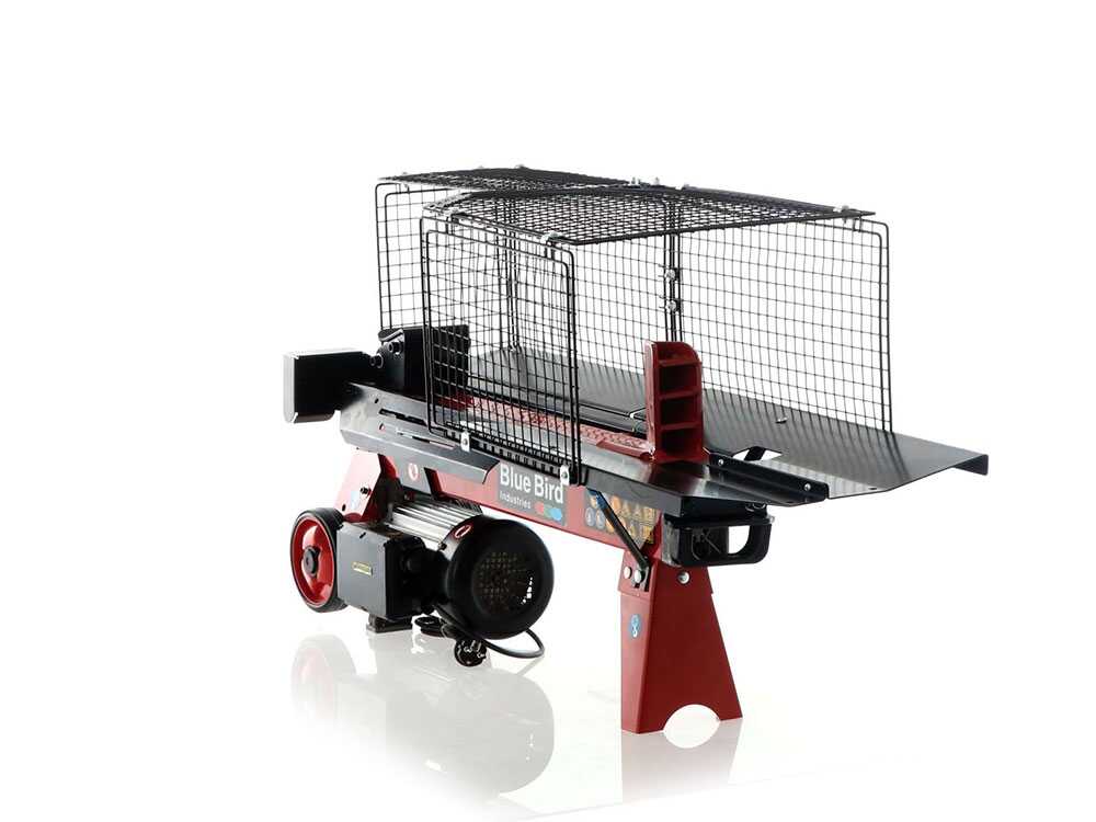 Blue Bird LSHE 7000 7T elektrische houtklover, 7 ton, horizontaal, detail 3
