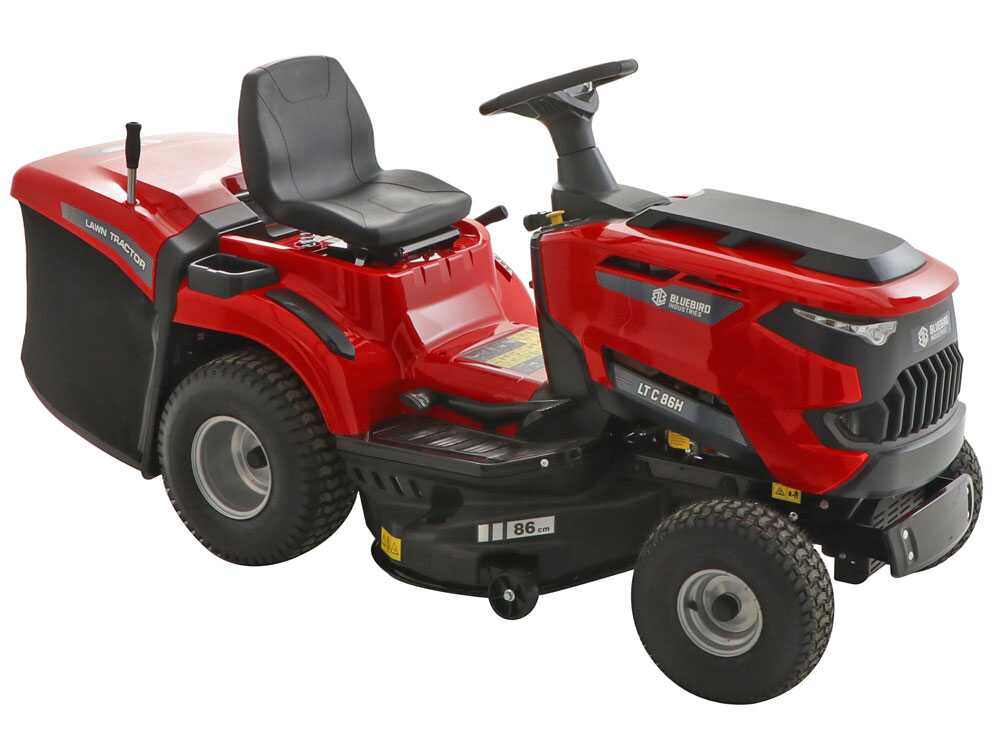 Blue Bird LT C 86H gazontractor met opvangbak 86 cm, hydrostaat, detail 3