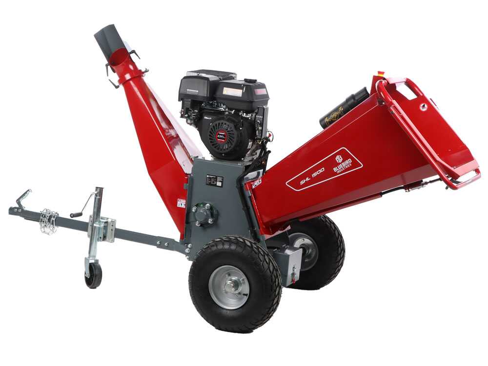 Blue Bird SHL 1500 benzine hakselaar, takken tot 100 mm, detail 3