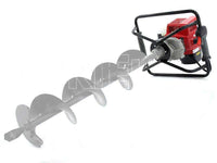 Benzine grondboor Blue Bird NEA TJ 53 E, motor Kawasaki TJ 53 E, zonder boor, detail 4