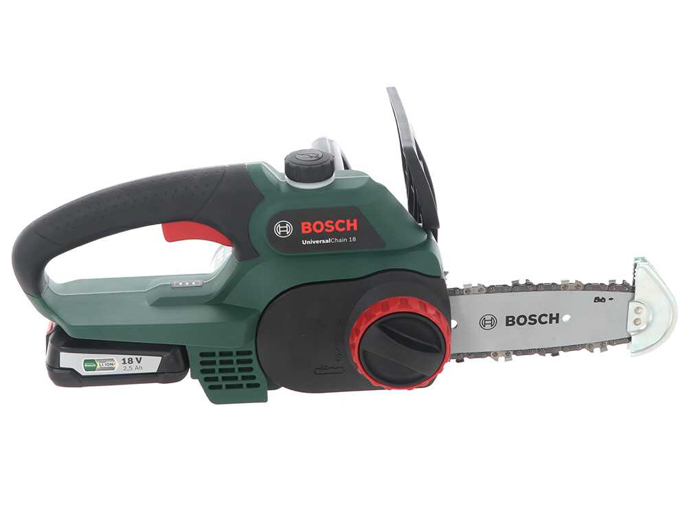 Bosch UniversalChain 18 accu kettingzaag, zwaard 20 cm, 18 V 2 Ah, detail 4
