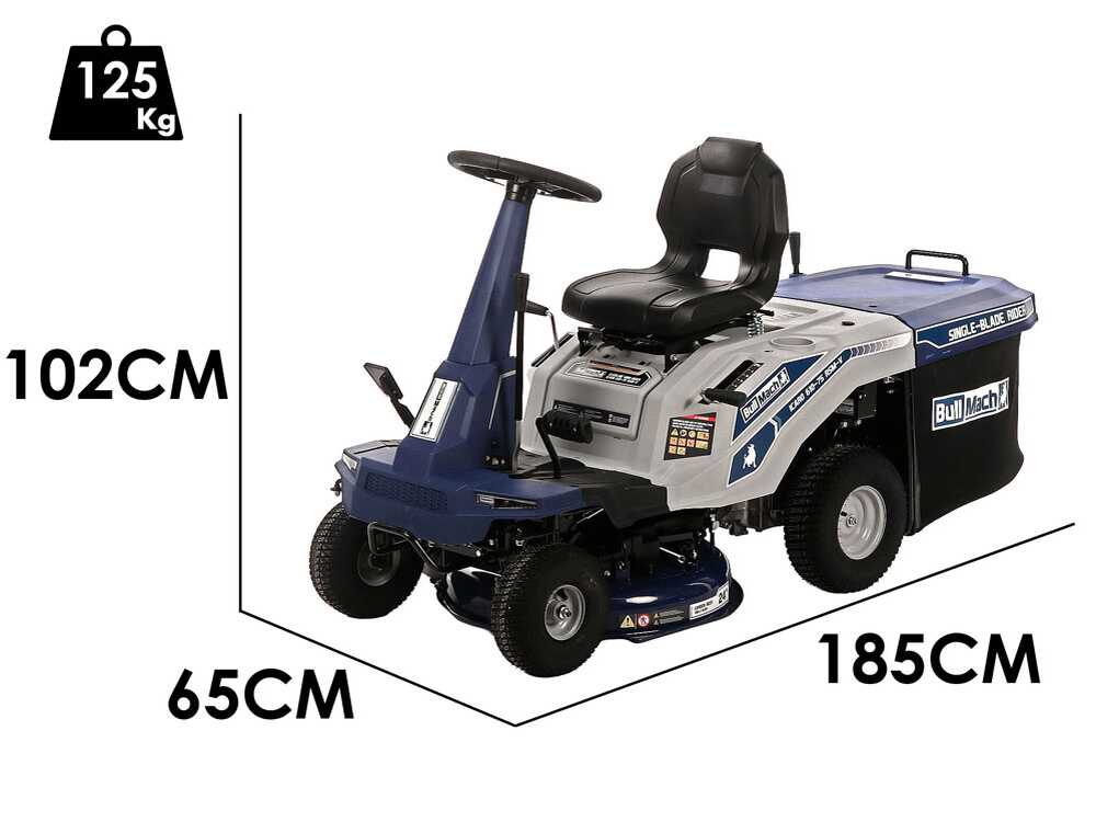 BullMach ICARO 610-75 RSM-V zitmaaier met opvangbak 61 cm, traploos, detail 3