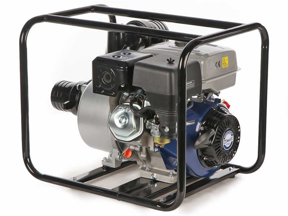 BullMach LYMPHIA 100 benzine motorpomp, aansluiting 100 mm, detail 3