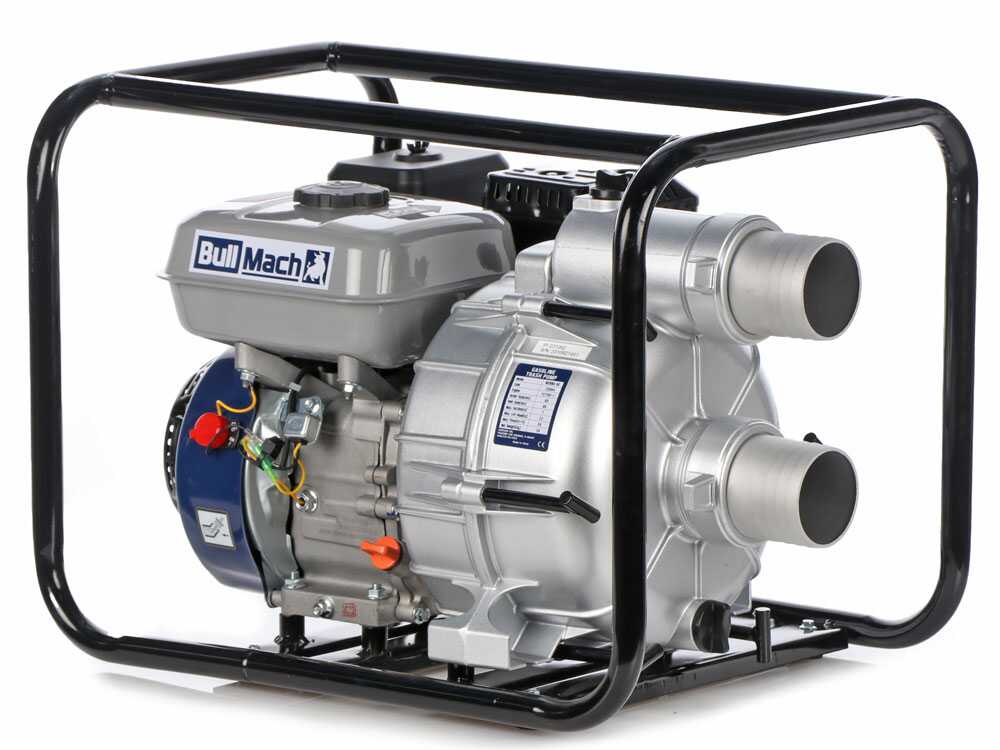 BullMach NERINA 80 benzine motorpomp voor vuil water, aansluiting 80 mm, detail 3