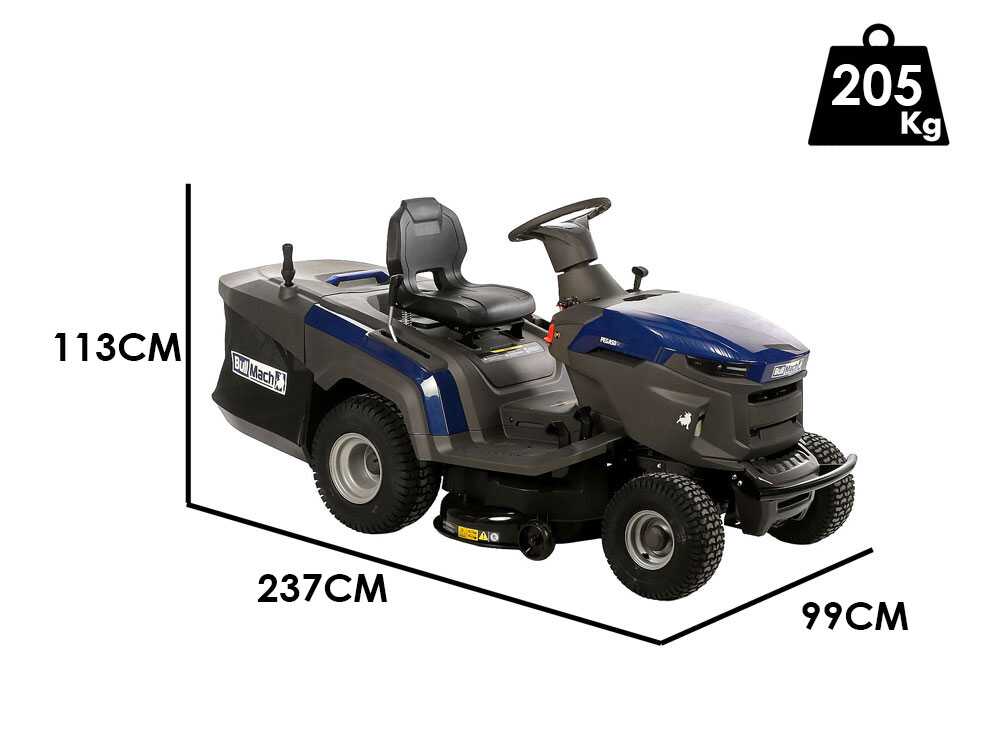 BullMach PEGASO 95-200 RMH gazontractor met opvangbak 95 cm, hydrostaat, detail 3