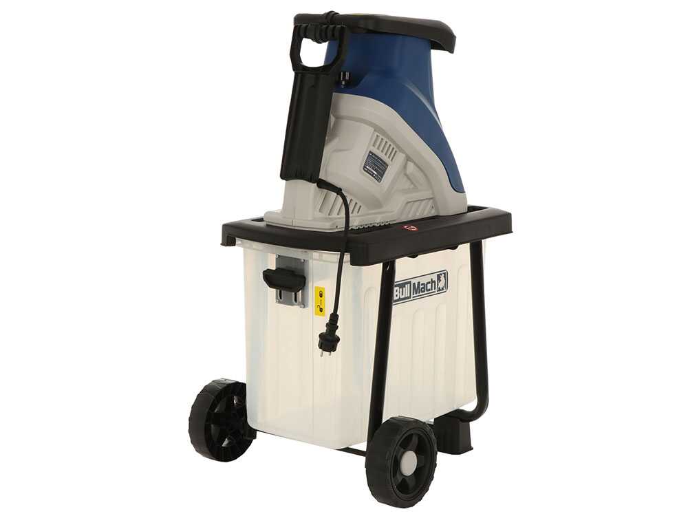 BullMach Tersic 40 L elektrische hakselaar, takken tot 40 mm, detail 3