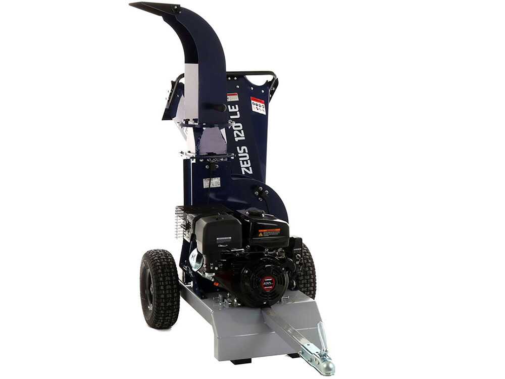 BullMach ZEUS 120 LE benzine hakselaar, takken tot 80 mm, elektrische start, detail 3