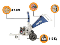 BullMach ZEUS 60 D benzine hakselaar, takken tot 60 mm, detail 3