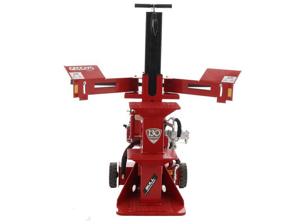 Ceccato Olindo BULL SPL12FH benzine houtklover, 12 ton, verticaal, detail 4