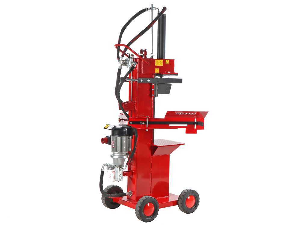 Ceccato Olindo BULL SPLE13R4T elektrische houtklover, 13 ton, verticaal, detail 3