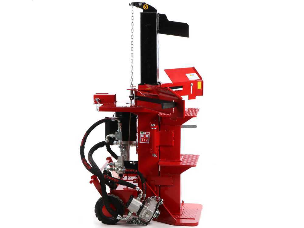 Ceccato Olindo BULL SPLET12FDP elektrische houtklover, 12 ton, verticaal, detail 3