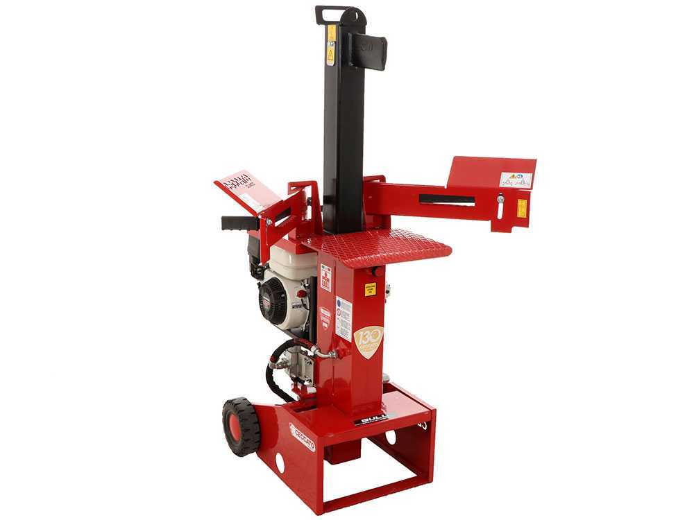 Ceccato Olindo SPL10H GP160 benzine houtklover, 10 ton, verticaal, detail 4