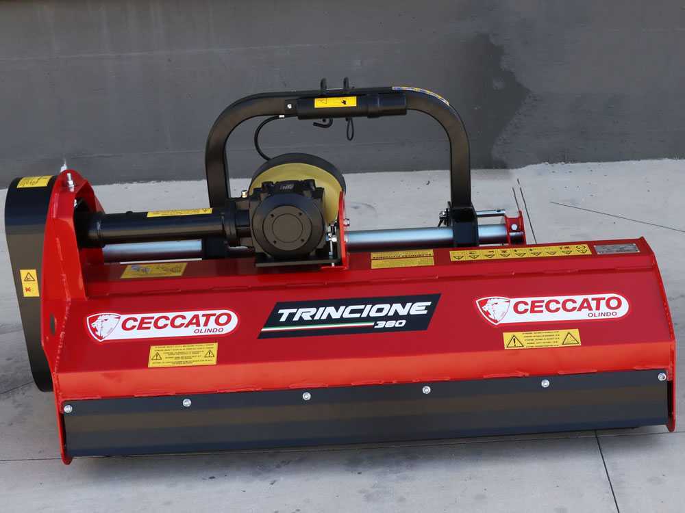 Ceccato Olindo Trincione 380 klepelmaaier 180 cm, handmatig verschuifbaar, detail 4