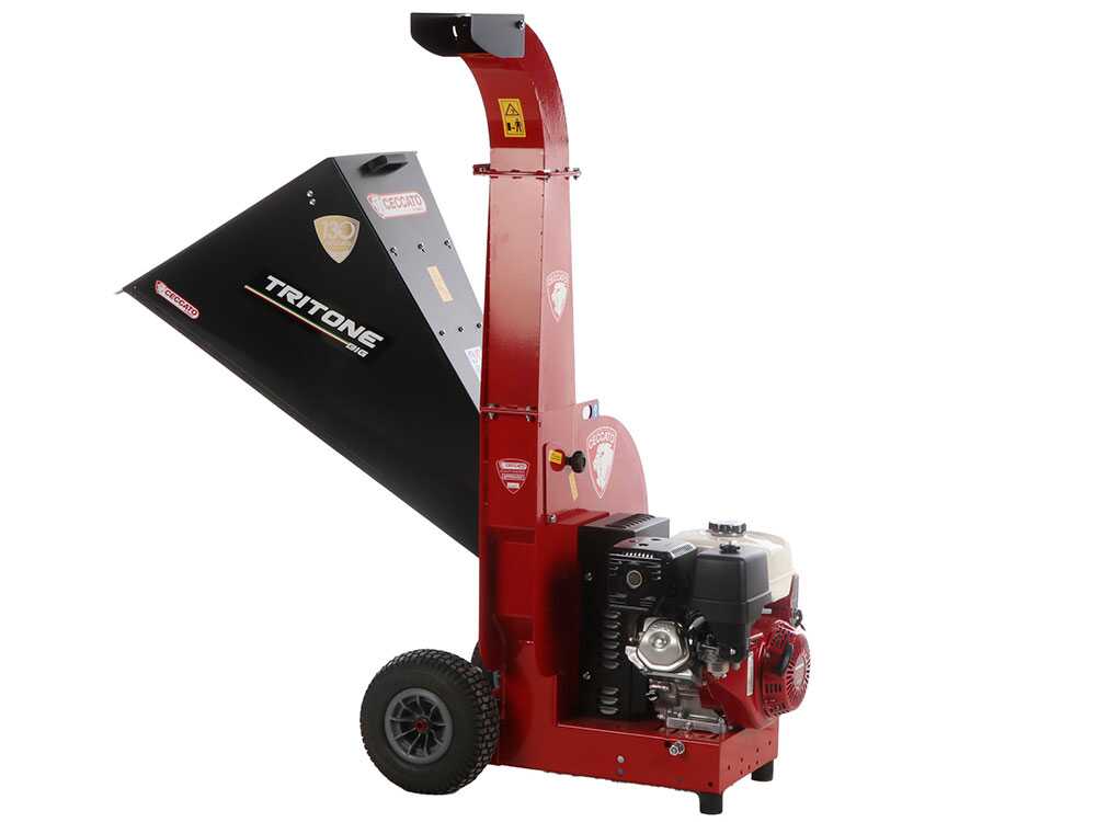 Ceccato Olindo Tritone BIG benzine hakselaar, takken tot 80 mm, elektrische start, detail 3
