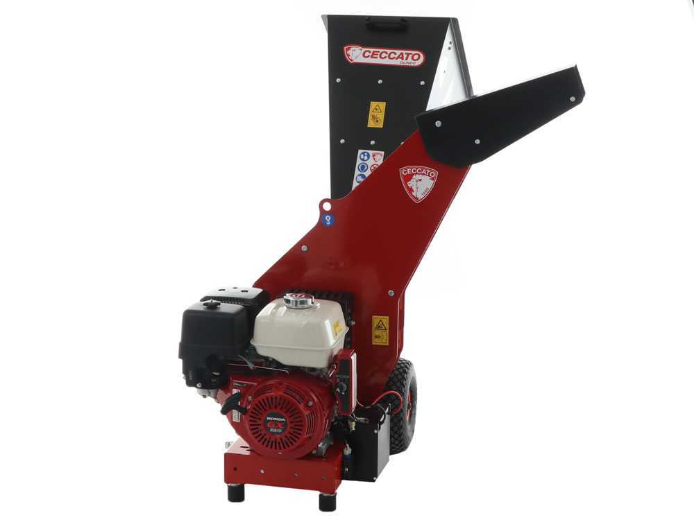 Ceccato Olindo Tritone Maxi benzine hakselaar, takken tot 70 mm, elektrische start, detail 3