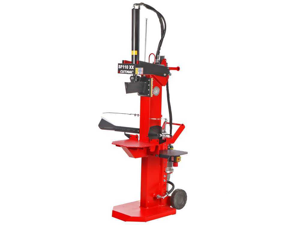 Docma SF110 Rapid 380/4 XX elektrische houtklover, 8,15 ton, verticaal, detail 3