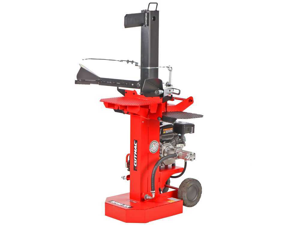 Docma SF80 Rapid Benz Loncin G200F benzine houtklover, 8 ton, verticaal, detail 3