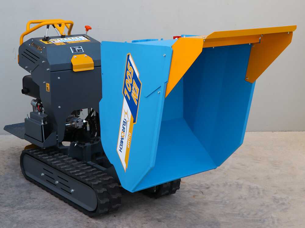 Rupsdumper laadvermogen 500 kg EuroMech EM500L-Dump, hydraulisch kiepen, detail 4