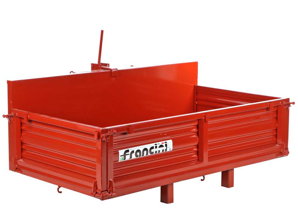 Francini P 130 transportbak voor de trekker, detail 4