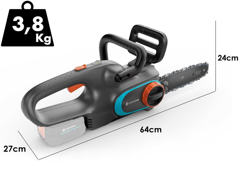 Gardena PowerSaw 250/18V accu kettingzaag, zwaard 25 cm, 18 V zonder accu, detail 4