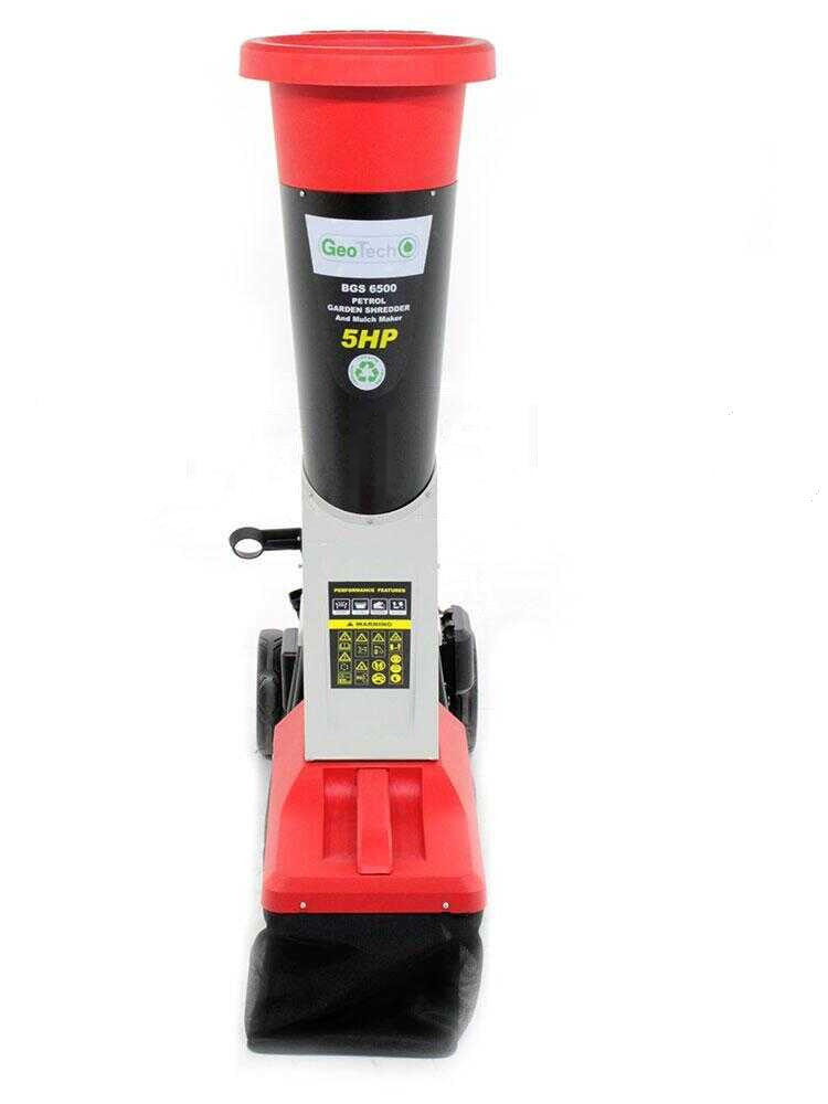 GeoTech BGS 6500 benzine hakselaar, takken tot 45 mm, detail 4