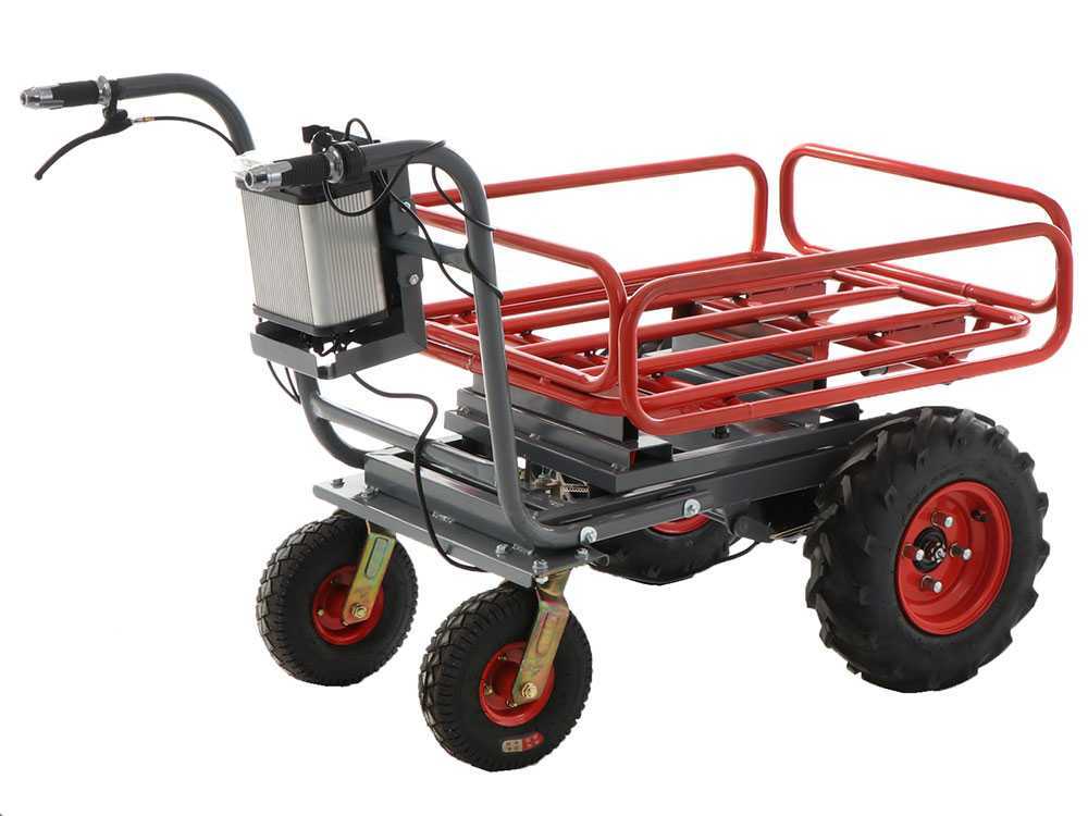 Accu motorkruiwagen laadvermogen 300 kg GeoTech CAR 300T-T PLUS, 40 V 6 Ah, detail 4