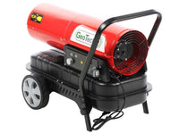 GeoTech DH 3000 diesel heteluchtkanon 30 kW, direct gestookt, detail 3